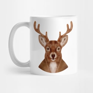 Deer Painting Head Hand drawn Mug